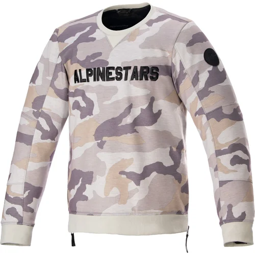 Bunda legit crew fleece ALPINESTARS 4201023-927-XL (svetlosivá camo, veľkosť XL)