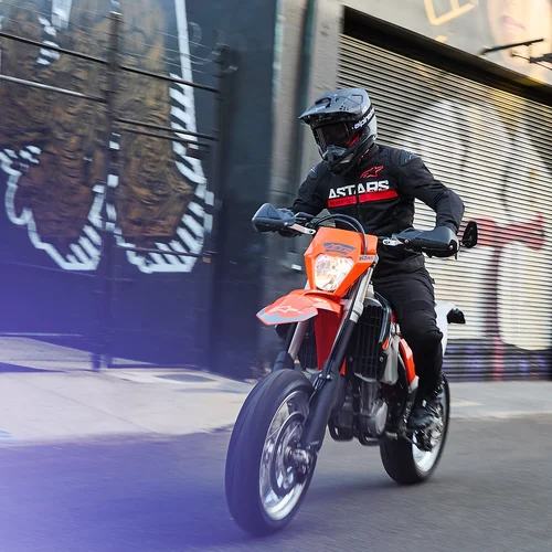Bunda SMX AIR (čierna/červená fluo, veľkosť XL) /ALPINESTARS/ - obr. 4