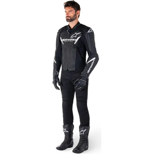 Bunda FASTER 3 (čierna/biela, veľkosť 54) /ALPINESTARS/ - obr. 3