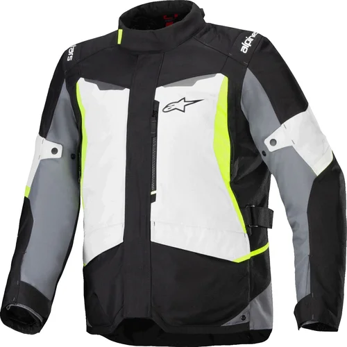 Bunda ST-1 waterproof ALPINESTARS 3200625-9145-L (svetlosivá/čierna/žltá fluo, veľkosť L)