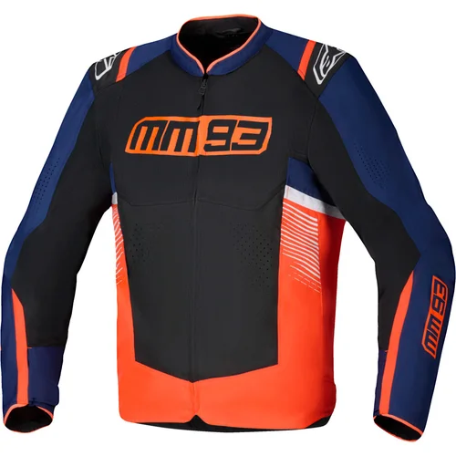 Bunda T-SPS AIR V2 MM93 kolekcia ALPINESTARS 3302025-7227-M (červená fluo/modrá/čierna/biela, veľkosť M)
