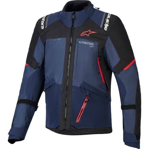 Bunda andes V4 drystar ALPINESTARS 3200526-7243-4XL (tmavomodrá/modrá/čierna, veľkosť 4XL)
