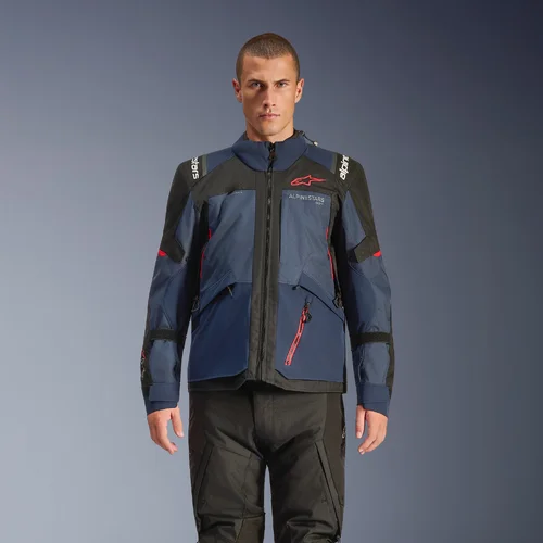 Bunda andes V4 drystar (tmavomodrá/modrá/čierna, veľkosť M) /ALPINESTARS/ - obr. 5