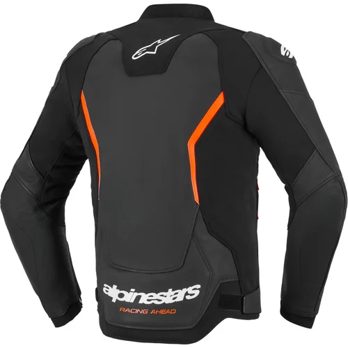 Bunda GP FORCE V2 (čierna/červená fluo/biela, veľkosť 52) /ALPINESTARS/ - obr. 1