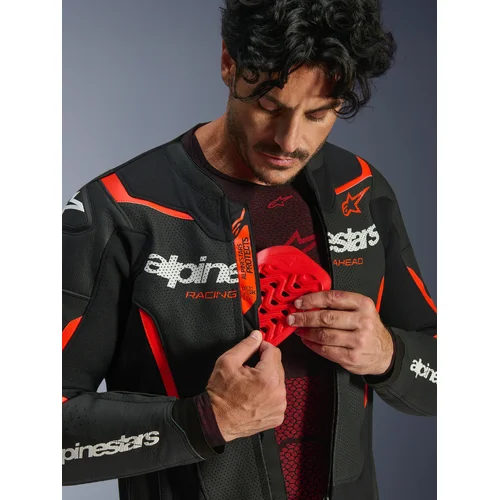 Bunda GP force V2 airflow (čierna/červená fluo/biela, veľkosť 54) /ALPINESTARS/ - obr. 3
