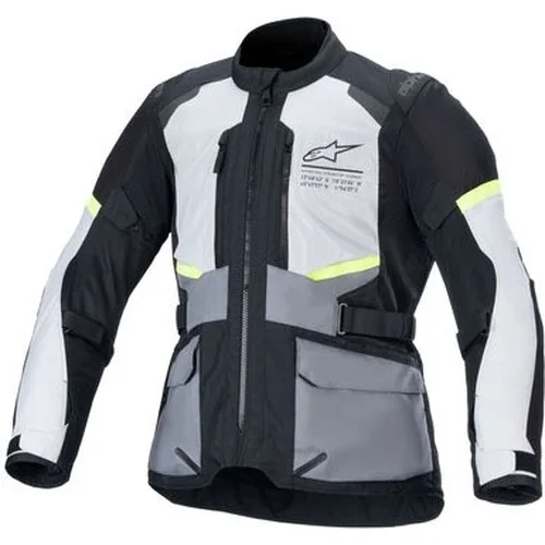 Bunda andes AIR drystar ALPINESTARS 3207924-9191-4XL (svetlosivá/tmavosivá/čierna/žltá fluo, veľkosť 4XL)