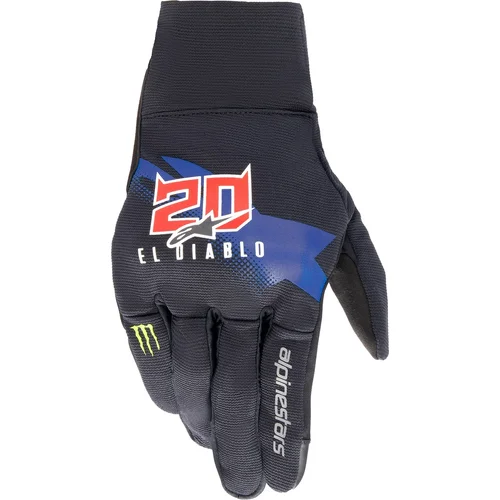 Rukavice REEF MONSTER FQ20 kolekcia ALPINESTARS 3568023-1261-XXL (čierna/červená/modrá/biela/zelená, veľkosť 2XL)