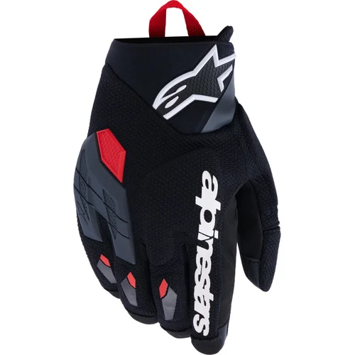 Rukavice DURACK ALPINESTARS 3561426-1626-XL (tmavosivá/červená, veľkosť XL)