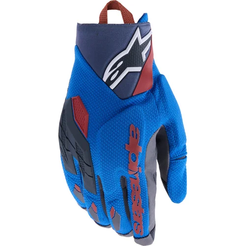 Rukavice DURACK ALPINESTARS 3561426-7298-S (modrá/tmavosivá/oranžová, veľkosť S)