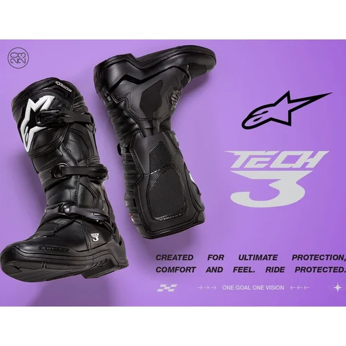 Topánky TECH 3 2013018-10-8 (čierna, veľkosť 42) /ALPINESTARS/ - obr. 2