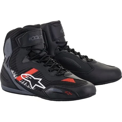 Topánky FASTER-3 RIDEKNIT ALPINESTARS 2510319-1165-9 (čierna/sivá/červená, veľkosť 42)