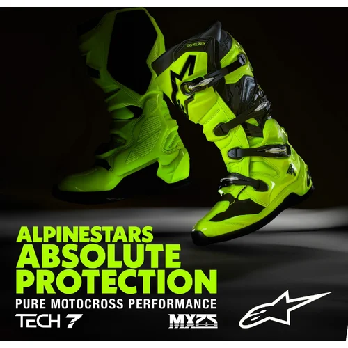 Topánky TECH 7 (žltá fluo/čierna, veľkosť 47) /ALPINESTARS/ - obr. 8