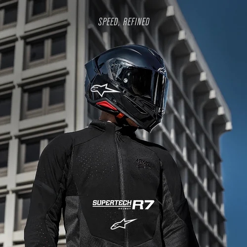 Prilba S-R7 SOLID 8202026-1180-XS (čierna, veľkosť XS) /ALPINESTARS/ - obr. 4