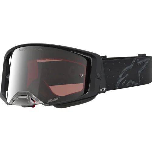 Okuliare SUPERTECH CLOAK ALPINESTARS 5100427-1456-TU (čierna, zrkadlovo strieborná fólia) 2027