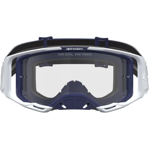 Okuliare VISION 8 AMBER (modrá/biela, číre plexisklo) 2027 /ALPINESTARS/ - obr. 2