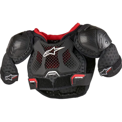 Chránič tela BIONIC KICKSTART ALPINESTARS 6740624-13-7/9 detský, (čierna/červená, veľkosť 7/9 rokov)