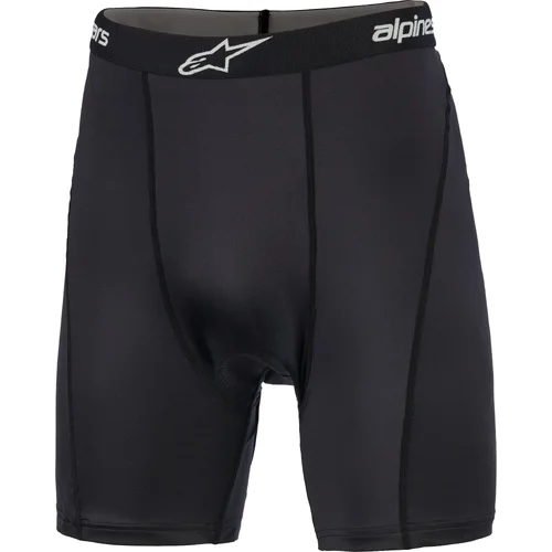 Čierna/biela ALPINESTARS 4750326-10-M trenýrky MX BOXER PADDED polstrované, veľkosť M)
