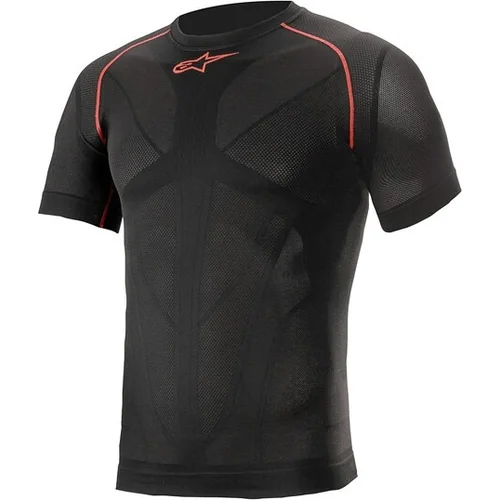 Termobielizeň s krátkym rukávom RIDE TECH SUMMER ALPINESTARS 4752721-13-XS/S (čierna/červená, veľkosť XS/S)