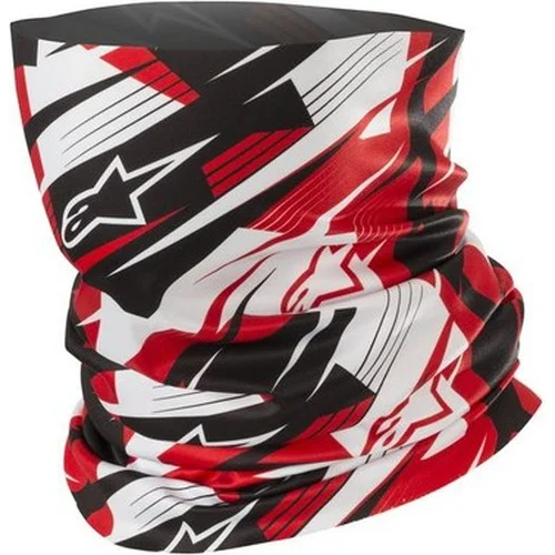 Čierna/biela/červená) ALPINESTARS 4759019-123-OS nákrčník BLURRED NECK TUBE