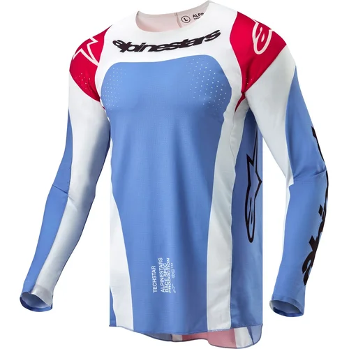 Svetlomodrá/biela/červená ALPINESTARS 3767024-7068-L dres TECHSTAR OCURI, veľkosť L)