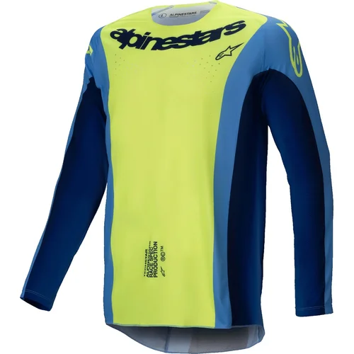Dres TECHSTAR MELT, ALPINESTARS (žltá fluo/modrá, veľkosť XL)