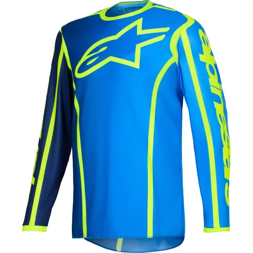 Dres FLUID APEX, ALPINESTARS (modrá/žltá fluo, veľkosť L)