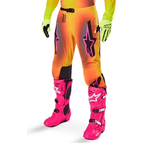 Nohavice SUPERTECH LIPAN (žltá/ružová, veľkosť 38) /ALPINESTARS/ - obr. 6