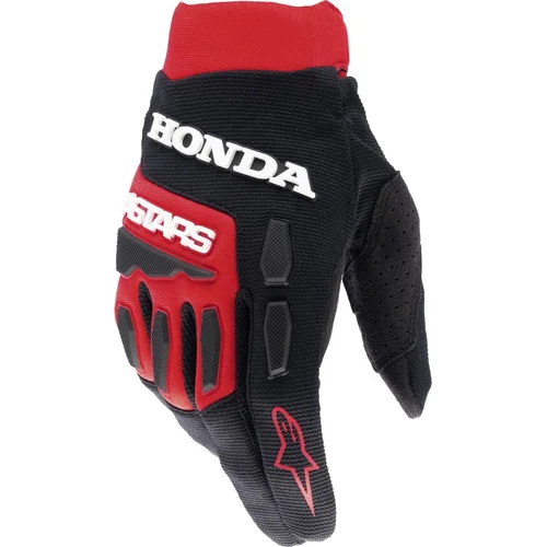 Rukavice FULL BORE HONDA kolekcia ALPINESTARS 3563823-3031-XL (červená/čierna, veľkosť XL)