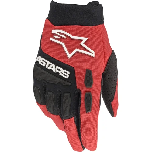 Rukavice FULL BORE ALPINESTARS 3563622-3031-S (červená/čierna, veľkosť S)