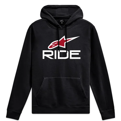 Mikina RIDE 4.0 ALPINESTARS 1214-51820-1232-2XL (čierna/biela/červená, veľkosť 2XL)
