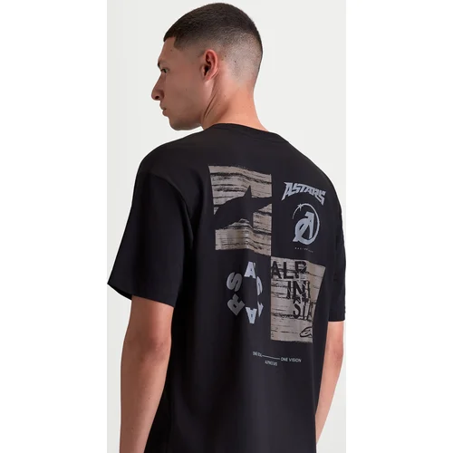 Tričko checkback oversized CSF 1236-72312-10-L (čierna, veľkosť L) /ALPINESTARS/ - obr. 6