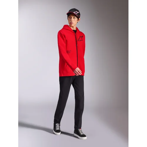 Mikina transverse hoodie (červená, veľkosť L) /ALPINESTARS/ - obr. 6