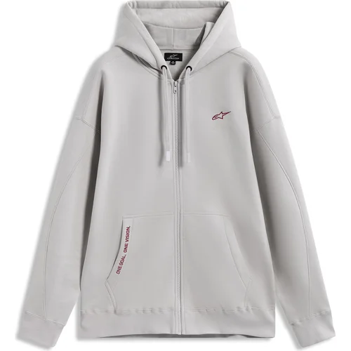 Mikina pioneer oversized hoodie ALPINESTARS 1236-53900-1420-S (sivá, veľkosť S)