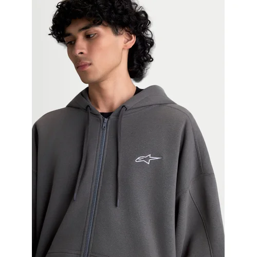 Mikina entity oversized hoodie (tmavosivá, veľkosť L) /ALPINESTARS/ - obr. 7