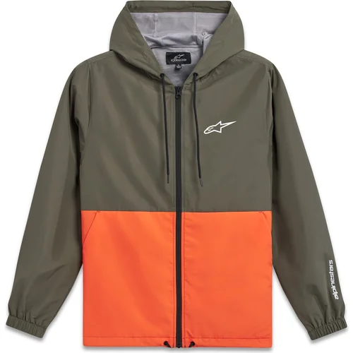Bunda speeded windbreaker ALPINESTARS 1244-11018-6940-XL (zelená/oranžová, veľkosť XL)