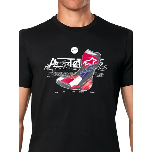 Tričko R BOOT CSF 1244-72180-10-S (čierna, veľkosť S) /ALPINESTARS/ - obr. 4