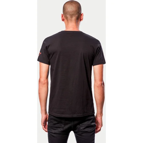 Tričko linear wordmark TEE (čierna/červená fluo, veľkosť M) /ALPINESTARS/ - obr. 2