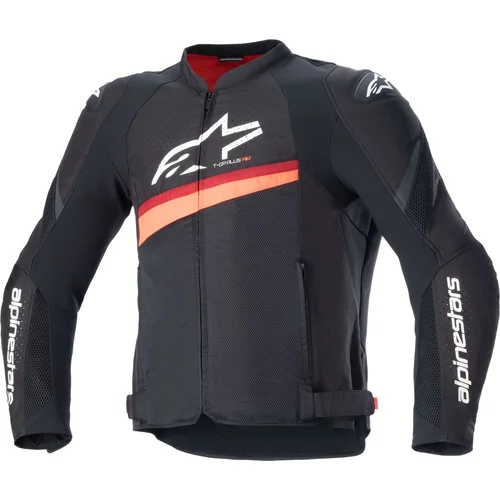 Bunda t-gp plus R 4 airflow ALPINESTARS 3300624-1030-XXL (čierna/červená fluo, veľkosť 2XL)