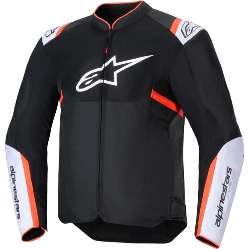 Bunda T-SPS AIR V2 ALPINESTARS 3301025-1231-L (čierna/biela/červená fluo, veľkosť L)