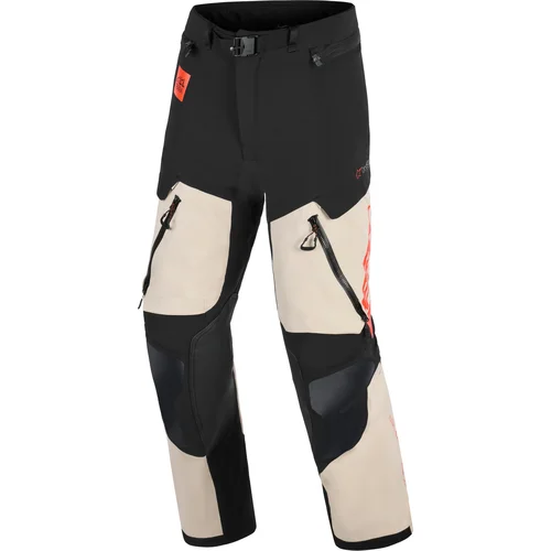 Nohavice HAROK PRO DRYSTAR XF ALPINESTARS 3220426-8047-L (krémové/čierne/červené, veľkosť L)