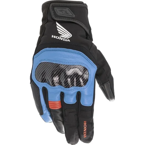 Rukavice SMX Z DRYSTAR HONDA kolekcia ALPINESTARS 3527321-1737-M (svetlosivá/čierna/modrá/červená, veľkosť M)