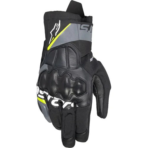 Rukavice COROZAL 3 DRYSTAR ALPINESTARS 3520525-1389-XL (čierna/tmavosivá/žltá fluo, veľkosť XL)