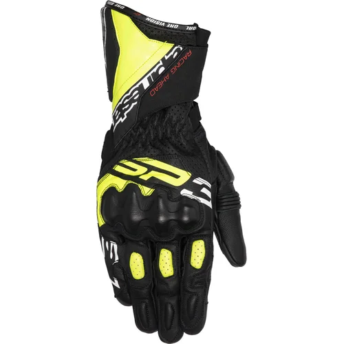 Rukavice SP-3 ALPINESTARS 3550925-158-3XL (čierna/žltá fluo/biela, veľkosť 3XL)