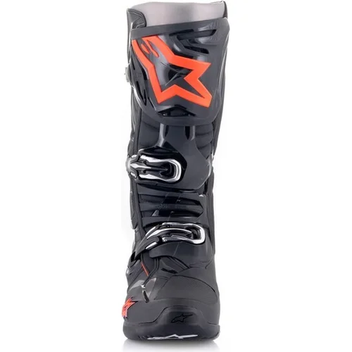Topánky TECH 10 (čierna/červená fluo/sivá, veľkosť 42) /ALPINESTARS/ - obr. 2