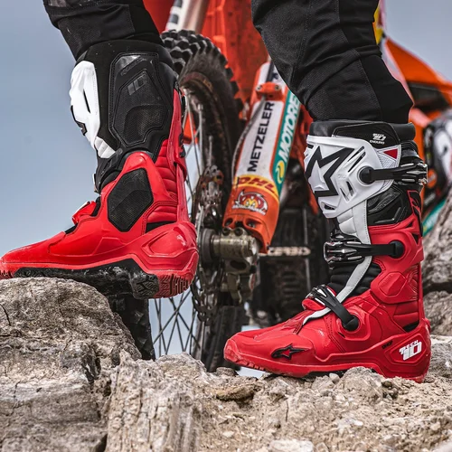 Topánky TECH 10 ENDURO (červená/čierna/biela, veľkosť 47) /ALPINESTARS/ - obr. 9