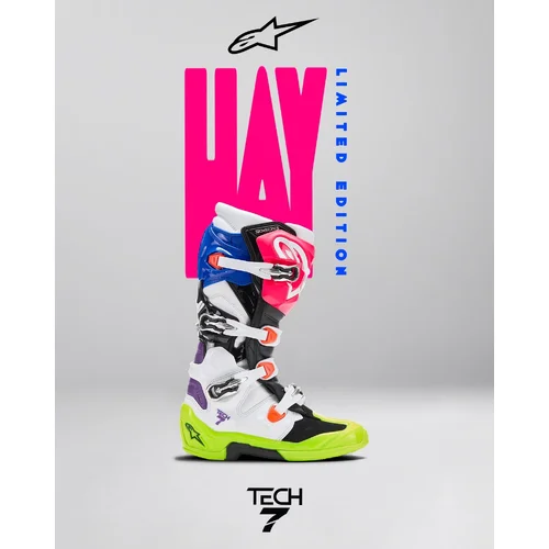 Topánky TECH 7 limitovaná edícia HAY (multicolor, veľkosť 45,5) /ALPINESTARS/ - obr. 2