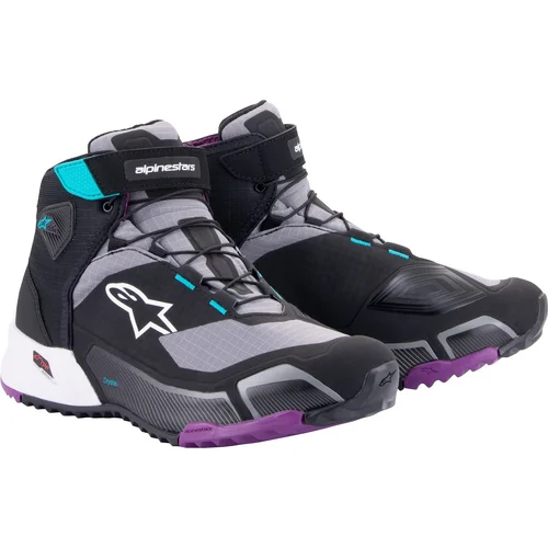Topánky STELLA CR-X DRYSTAR ALPINESTARS 2611523-1370-7,5 dámske, (čierna/sivá/fialová/tyrkysová, veľkosť 39)