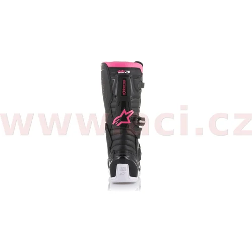 Topánky STELLA Tech 3 (čierna/biela/ružová, veľkosť 39) /ALPINESTARS/ - obr. 3