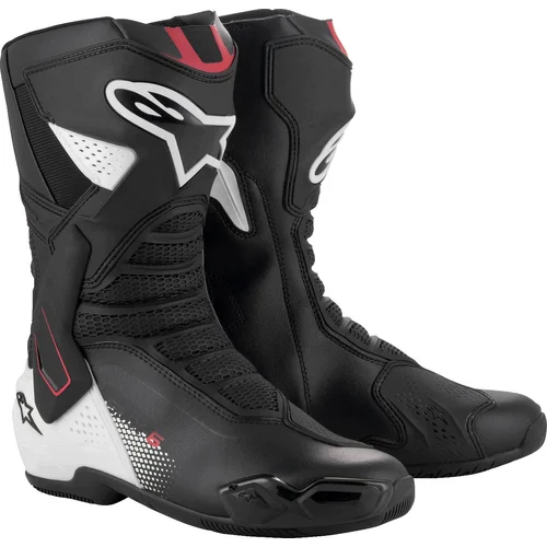 Topánky SMX-6 3 ALPINESTARS 2223025-1406-45 (čierna/biela/červená, veľkosť 45)