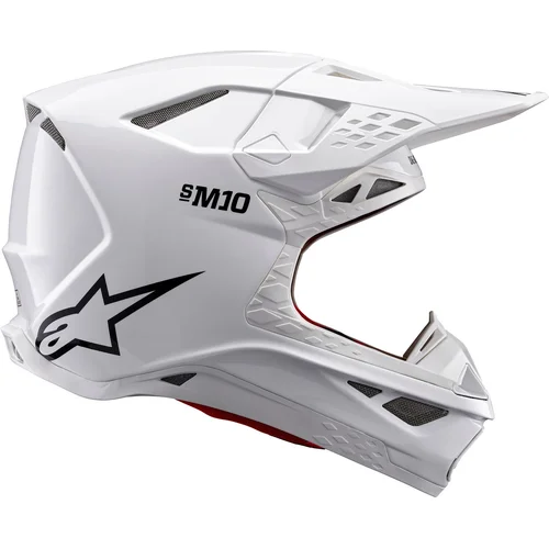 Prilba supertech S-M10 solid 8300123-2180-S (biela, veľkosť S) /ALPINESTARS/ - obr. 4